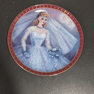 The 1959 High Fashion Barbie Bride-to-Be Collector Plate #E4224